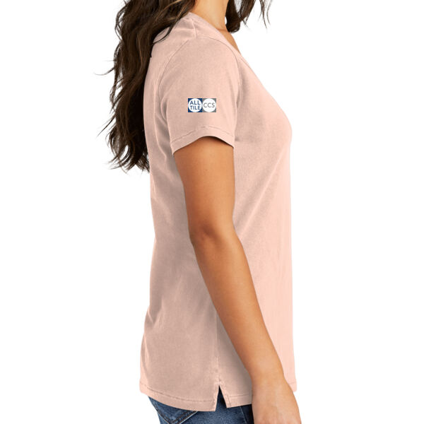 Port & Company® Ladies Beach Wash® Garment-Dyed V-Neck Tee Thumbnail