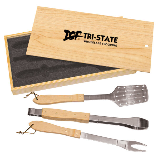 3 Piece BBQ Set in Pine  Thumbnail